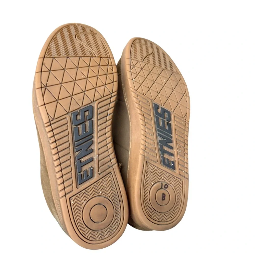 Etnies Men's Kingpin Brown Suede Low Top Skate Shoes Size 14